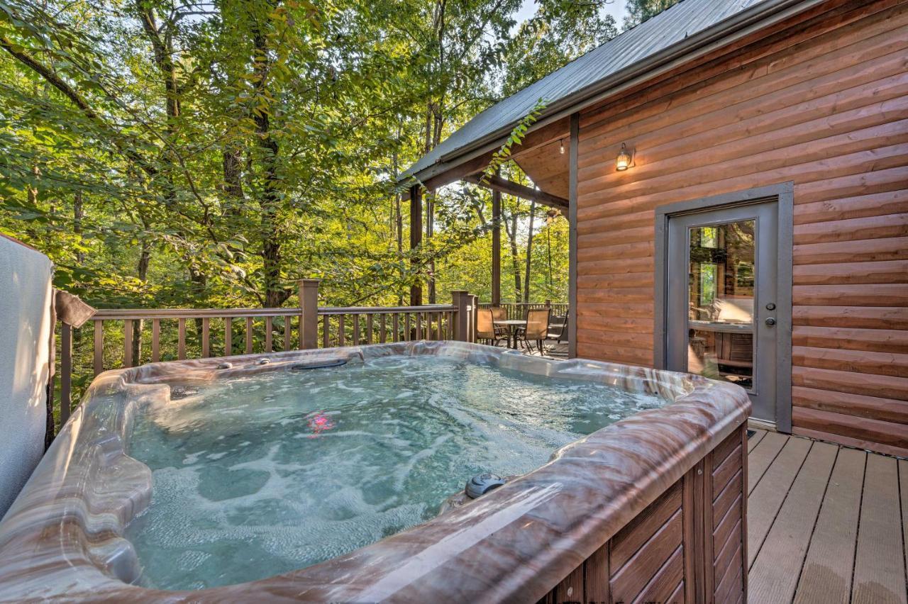 Creekside Broken Bow Cabin With Hot Tub And Fire Pit! Stephens Gap Extérieur photo